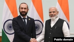 Հայաստանի ԱԳ նախարար Արարատ Միրզոյանն ու Հնդկաստանի վարչապետ Նարենդրա Մոդին
