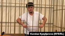 Адилет Балтабай сот залында. Июль, 2022-жыл.