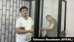 Адилет Али Мыктыбек (Адилет Балтабай). Бишкектин Биринчи май райондук соту. 2022-жылдын 27-июлу. 