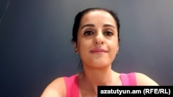 Մարիամ Համբարձումյանը զրուցում է «Ազատության» հետ, Երևան, 28-ը հուլիսի, 2022թ.