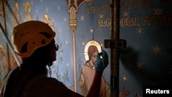 Нотр-Дамды реконструкциялоо иштери. 2022-жыл.