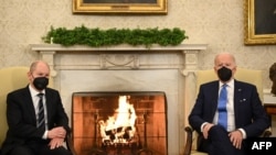 ԱՄՆ նախագահ Ջո Բայդենը Սպիտակ տանը ընդունում է Գերմանիայի կանցլեր Օլաֆ Շոլցին, 7-ը փետրվարի, 2022թ․