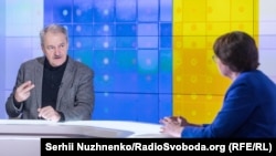 Під час запису програми "Суботнє інтерв'ю"