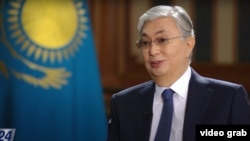 Kazakh President Qasym-Zhomart Toqaev (file photo)