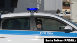 Казакcтандагы полиция кызматкелери. 25-октябрь, 2022-жыл. 