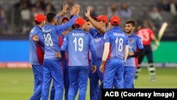 آرشیف - اعضای تیم ملی کریکت افغانستان