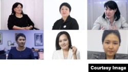 Кемпир-Абад иши боюнча камалган Гүлнара Журабаева, Клара Сооронкулова, Асия Сасыкбаева, Рита Карасартова, Перизат Суранова жана массалык башаламандык уюштурууга даярдык деген берене менен Москвадан кармалган Орозайым Нарматова. 
