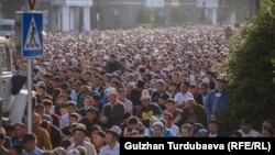 Бишкектин эски аянтындагы айт намаз, 2-май, 2022-жыл