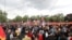 Участники оппозиционного митинга в Ереване. 1 мая 2022 г. 