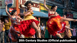 Stiven Spilberqin "West Side Story" filmindən kadr.