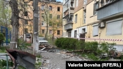 Настпуствы расейскага абстрэлу горада Дніпро 17 красавіка 2025 году