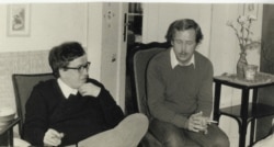 Диссиденты Вацлав Бенда и Вацлав Гавел, 1983