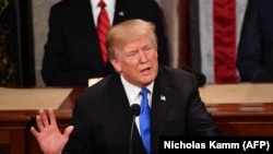 Դոնալդ Թրամփը ԱՄՆ Կոնգրեսում, 30-ը հունվարի, 2018 թ․ 
