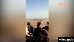 Ок атылган аймактардан качып бараткан кыргызстандыктар. Лейлек, Баткен. 16-сентябрь, 2022-жыл.