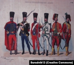 Граничари на австрійській службі, 1756 рік