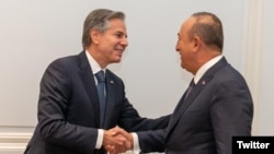 ԱՄՆ պետքարտուղար Էնթոնի Բլինքեն և Թուրքիայի արտգործնախարար Մևլյութ Չավուշօղլու, արխիվ