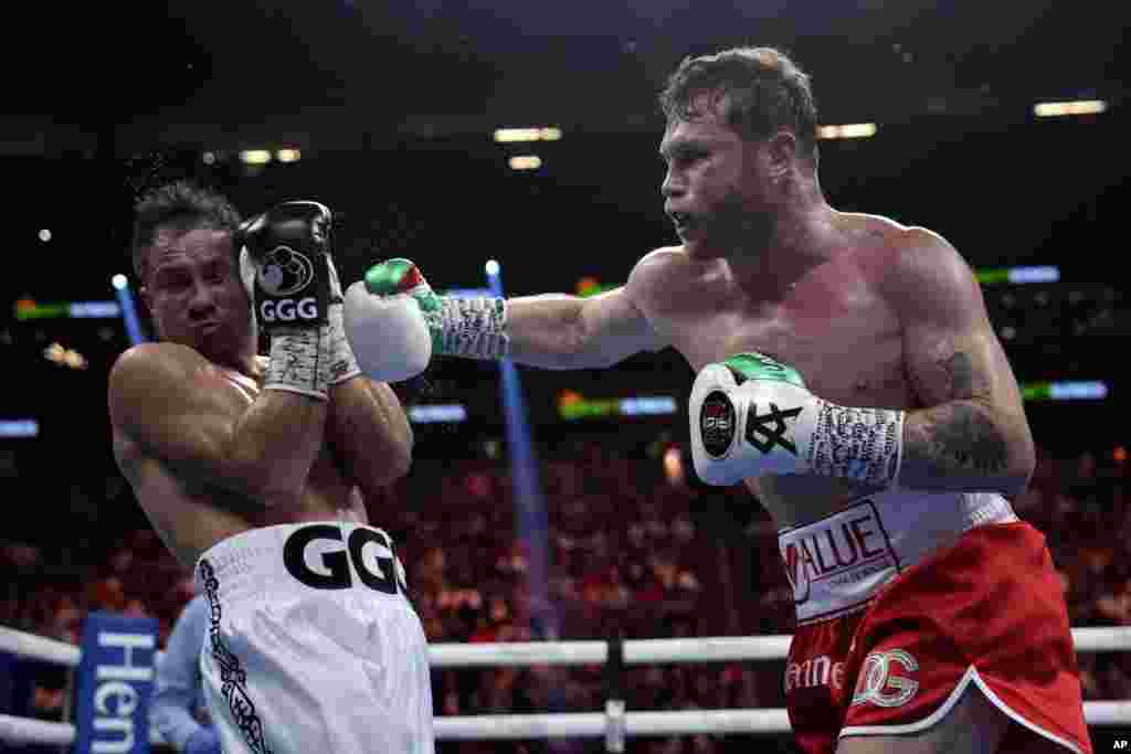 Барлық раундта 32 жастағы Канело 40 жастағы Головкиннен бір бас жоғары болды. Жекпе-жекте Канелоның соққылары дәлірек, қорғанысы мығымырақ болды.