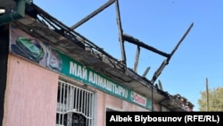 Баткен шаарындагы күйгөн үй. 17-сентябрь, 2022-жыл. 
