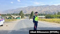 Кыргыз-тажик чек арасы.  Баткен.