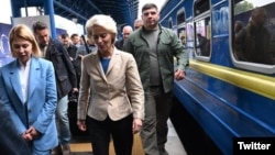 Ուրսուլա ֆոն դեր Լյայենը Կիևում, 15-ը սեպտեմբերի, 2022թ․