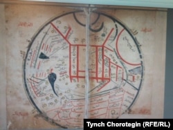 Махмуд Кашгаринин дүйнө картасынын чордону - Теңир-Тоо жана Ысык-Көл. 1072-1077.