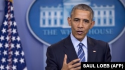 Барак Обама на пресс-конференции