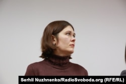 Вдова Веремія Світлана Кирилаш також прийшла на оголошення вироку