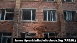 Артилериядан аткыланган Донецктеги оорукана. 19-январь, 2015-жыл