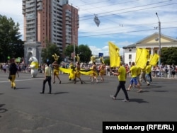 Калёна аднаго з пасьпяховых прадпрыемстваў гораду