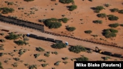 دیوارکشی مرزی در سان‌لند پارک نیومکزیکو