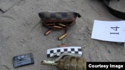 Боеприпасы, обнаруженные в доме, в котором прятались боевики