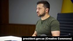 ولودیمیر زلنسکی رئیس جنهور اوکراین