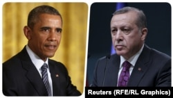 بارک اوباما دیروز با اردوغان تیلفونی صحبت کرد.