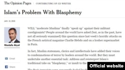 Матлаби Мустафо Акйол дар "Ню Йорк Таймс"