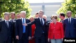 ՆԱՏՕ-ի գագաթնաժողովի մասնակիցները, Բրյուսել, 25-ը մայիսի, 2017թ.