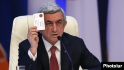 Սերժ Սարգսյանը ՀՀԿ-ի 16-րդ համագումարում, Երևան, 26-ը նոյեմբերի, 2016 թ․