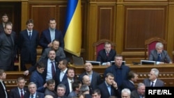 Одно из заседаний Верховной Рады