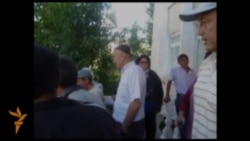 Нарын: митинг сторонников и противников Тюлеева