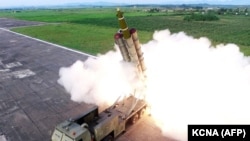 آزمایش راکت از سوی کوریای شمالی. عکس از آرشیف