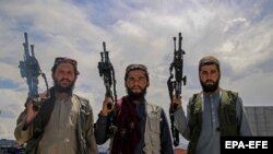 شماری از افراد مسلح حکومت سرپرست طالبان