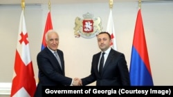 Ваагн Хачатрян (слева) и Ираклий Гарибашвили