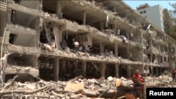 Իսրայել. Թել Ավիվում վնասված շենքը՝ ԱՄՆ հարվածներին Իրանի արձագանքից հետո