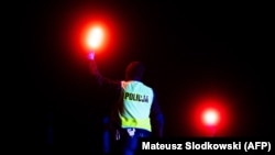 Польшанын полициясы. Иллюстрациялык сүрөт.