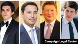 Солдон оңго: Тимур Тилляев - Ислам Каримовдун күйөө баласы, Димаш Досанов жана Тимур Кулибаев - Нурсултан Назарбаевдин күйөө балдары, Отабек Умаров - Өзбекстандын президенти Шавкат Мирзиёевдин күйөө баласы.