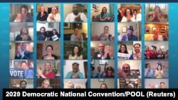 همایش انتخاباتی حزب دموکرات امریکا