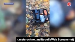 Затримання підлітків у Мелітополі. Скриншот з пропагандистського відео