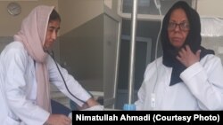 داکتر هاجره بهارستانی و داکتر وکیله کریمی دو تن از داکتران ولایت بدخشان