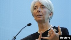 Дырэктарка Міжнароднага валютнага фонду Крысьцін Лягард 