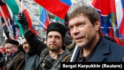 Жогорку Раданын мурдагы депутаты, орусиячыл активист Олег Царев. 21-февраль, 2015-жыл. 