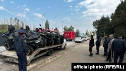 3-октябрда кармалган кводроциклдер.